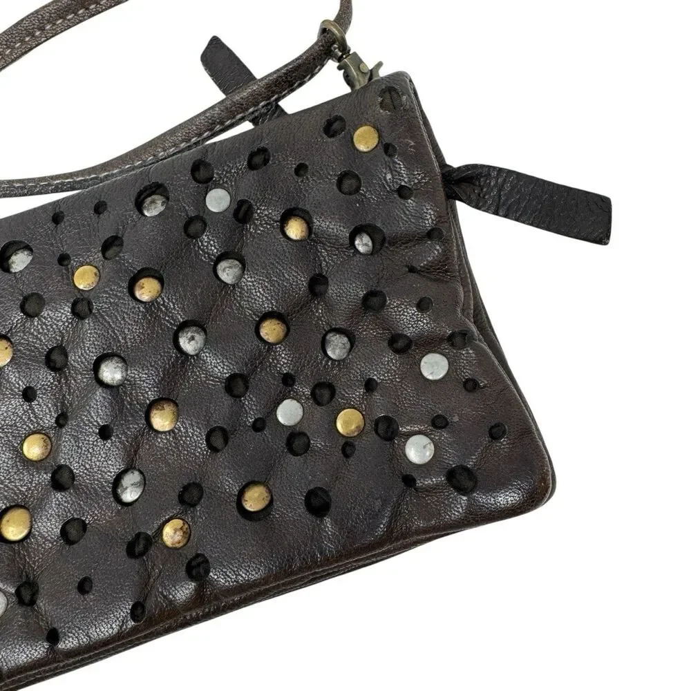 Latico Crossbody Shoulder Bag Small Purse Brown Butter Soft Leather Womens